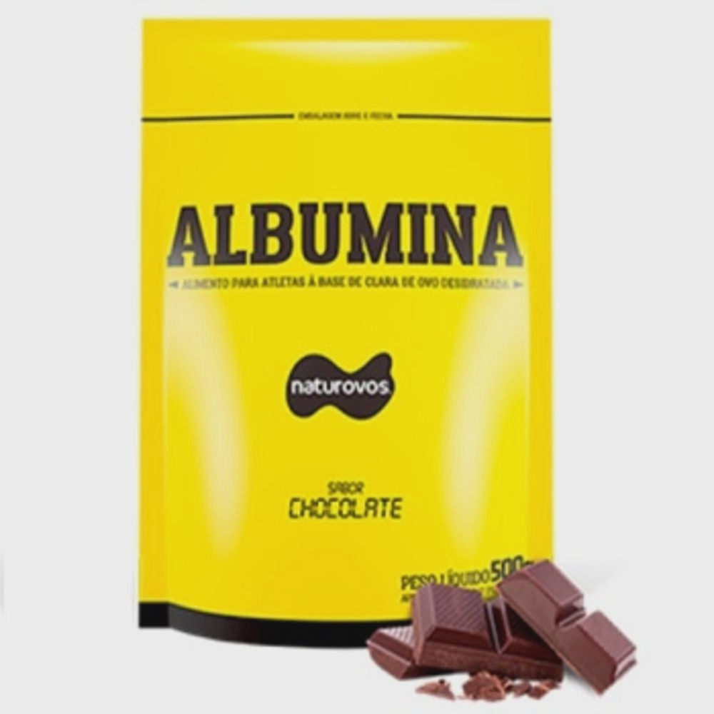 Albumina Naturovos 500g Chocolate No Shoptime