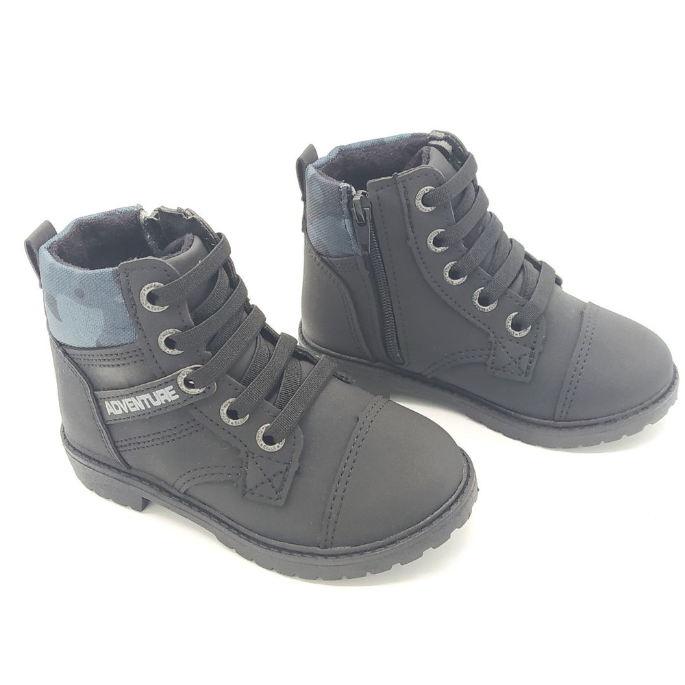 Bota Rock Preta Primeiros Passos Klin No Shoptime