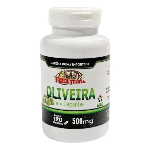 Extrato De Oliveira 500mg 120 Cápsulas Rei Terra em Promoção