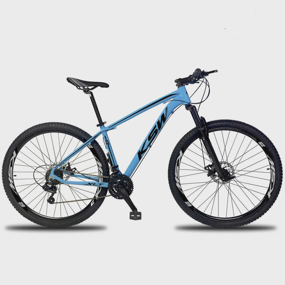 Bicicleta ksw 24V Aro 29 xlt Câmbios Shimano Freio a Disco mtb Aluminio