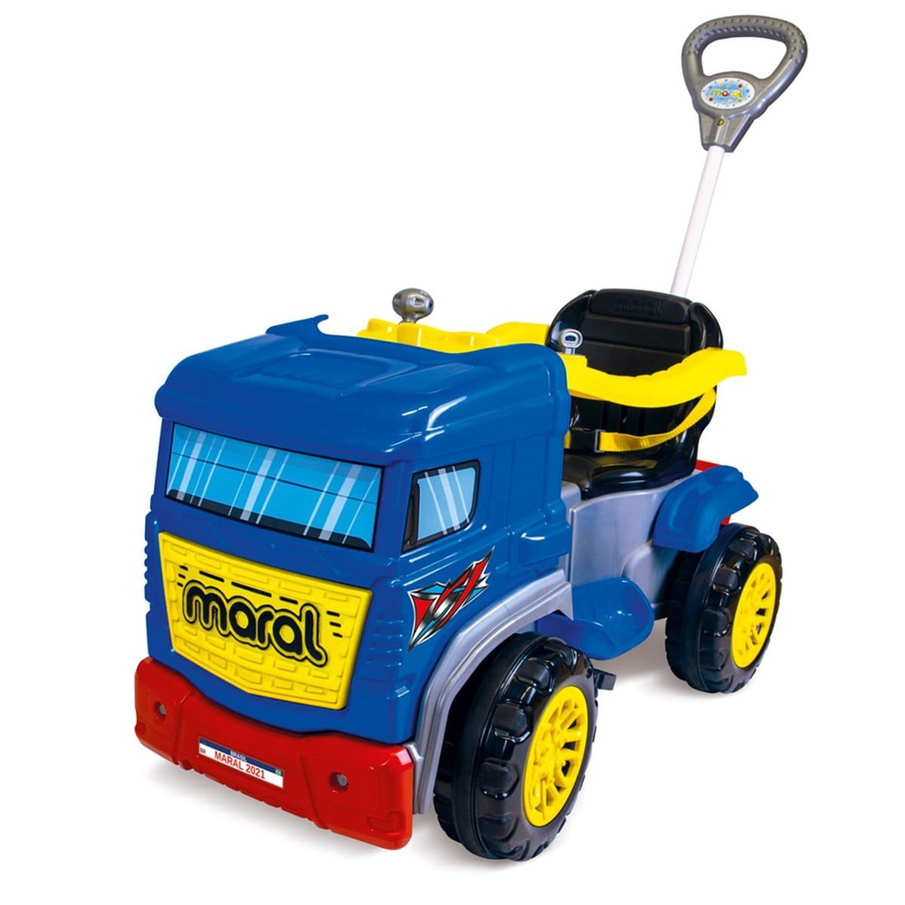 Carrinho De Passeio Ou Pedal Infantil Empurrador Truck Maral