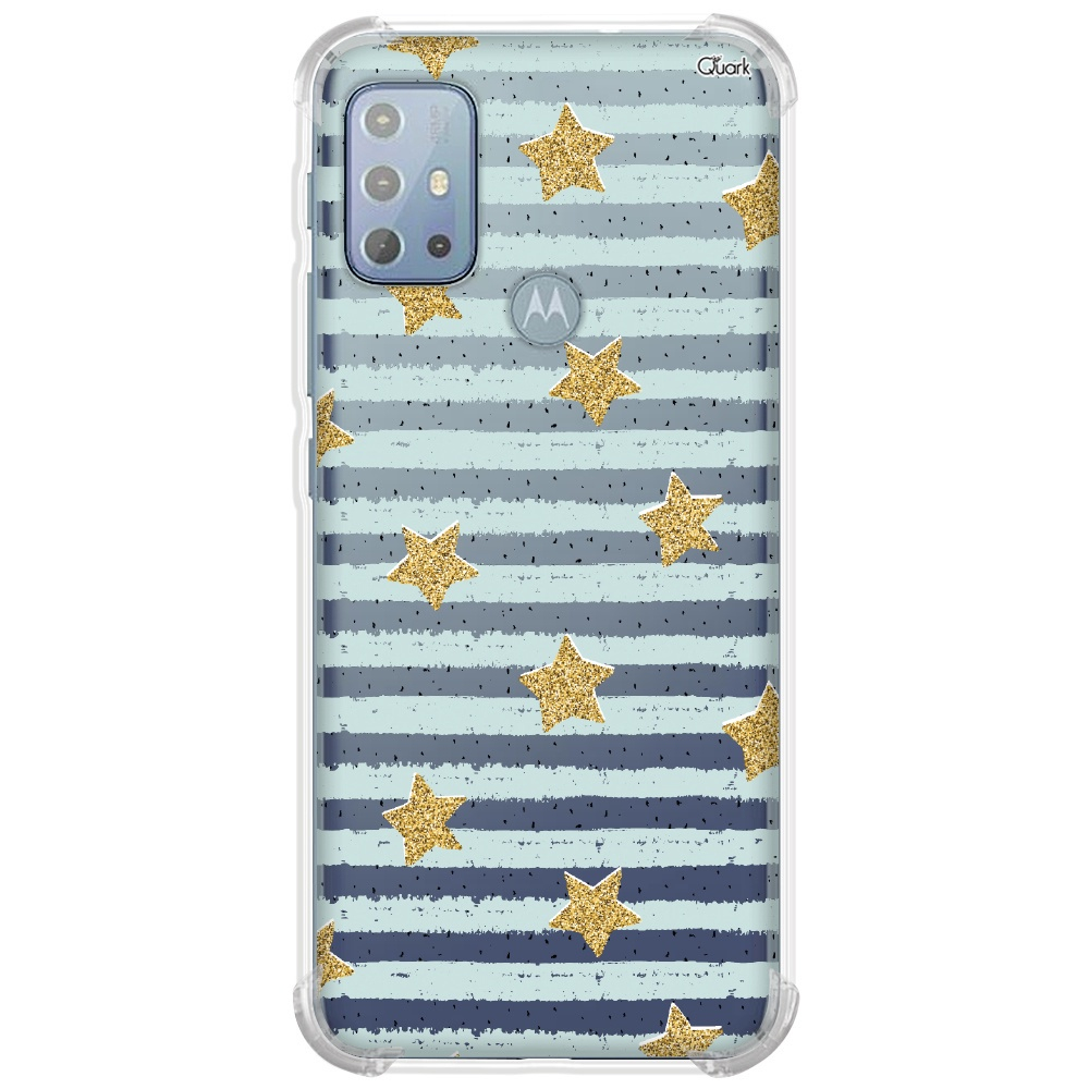 Capinha Capa P Moto G Glitter Estrelas Submarino