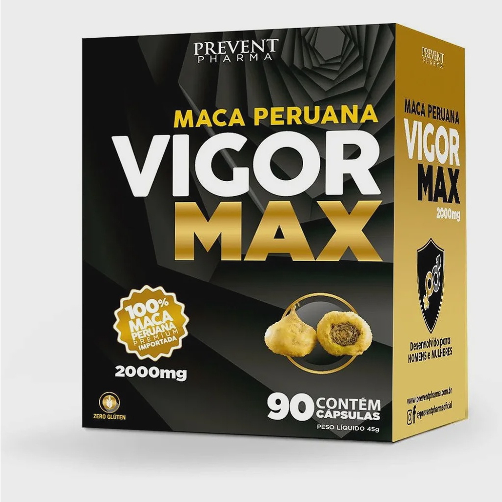 Maca Peruana Vigor Max Mg Pura Caps Prevent Pharma Submarino