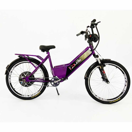 Bicicleta Elétrica Duos Confort 800W 48V 15AH Roxa Duos Bike em