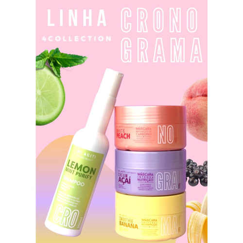 Kit Cronograma Capilar Para Cabelos Quebradi Os Monovin Cresce Cabelo