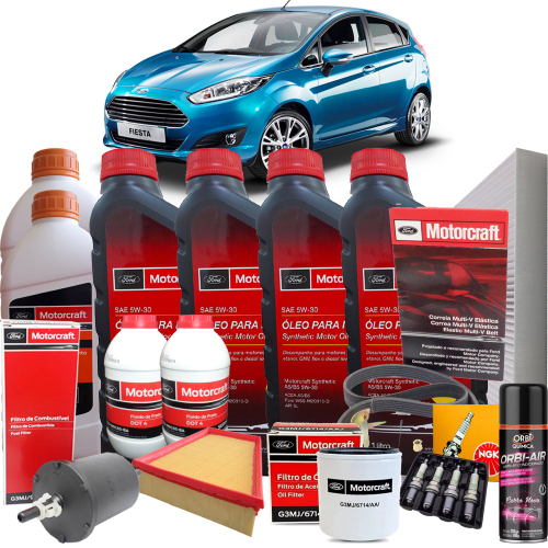 Kit Leo W Motorcraft E Filtros Revis O Km Ford New Fiesta