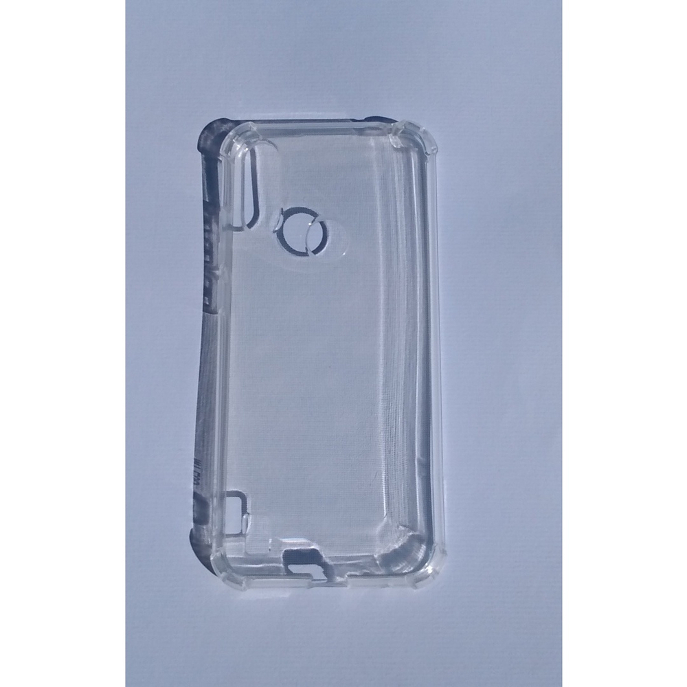 Capa Capinha Case De Celular Moto E S De Silicone Cor Transparente