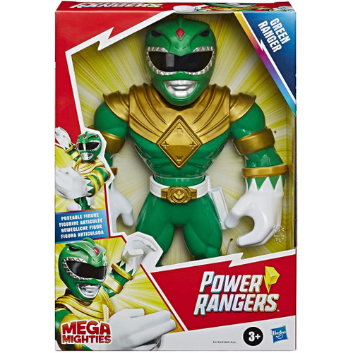 Boneco Power Rangers Mega Mighties Green Ranger Hasbro No Shoptime