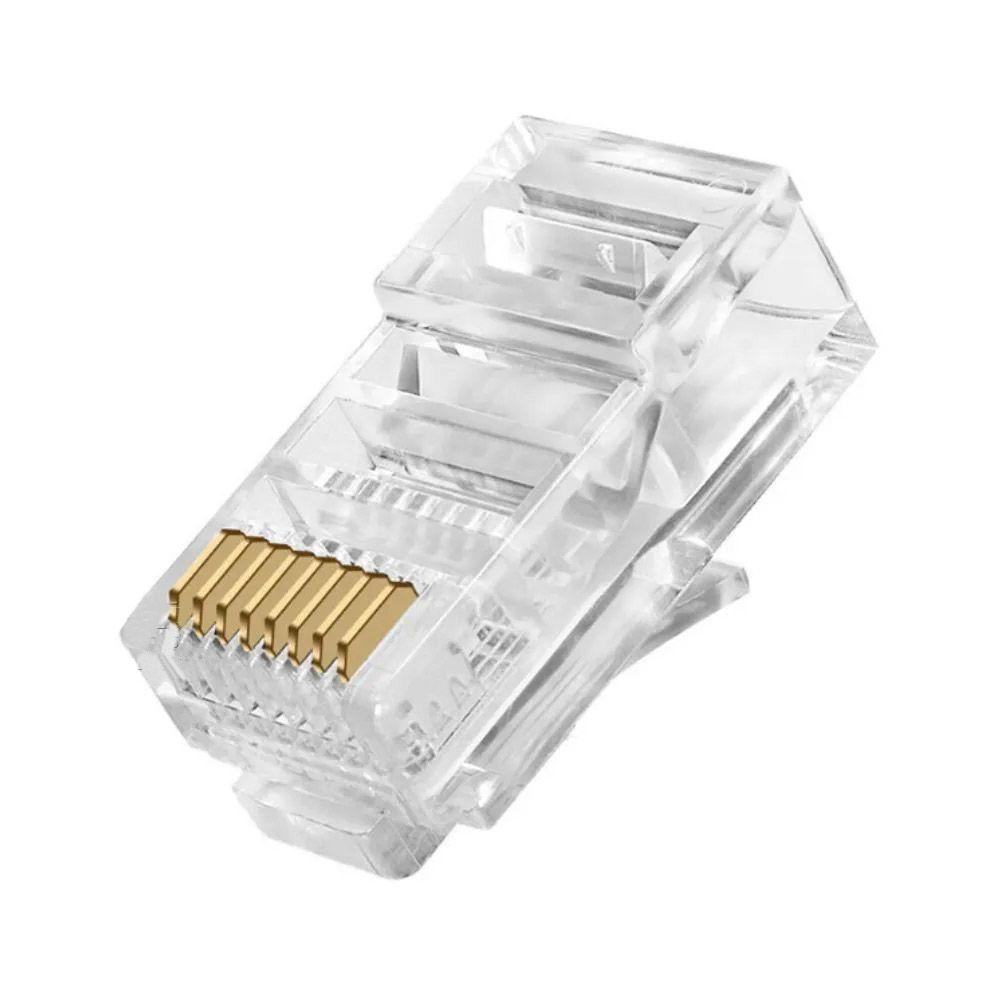 100pcs Conector Rj45 Cabo Rede Lan Plug 8x8 Modular em Promoção