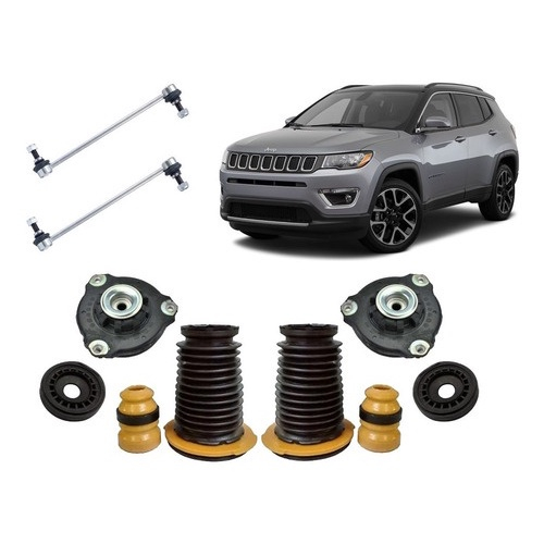 Par Kit Do Amortecedor Dianteiro Jeep Compass 2017 2018 2019 Em