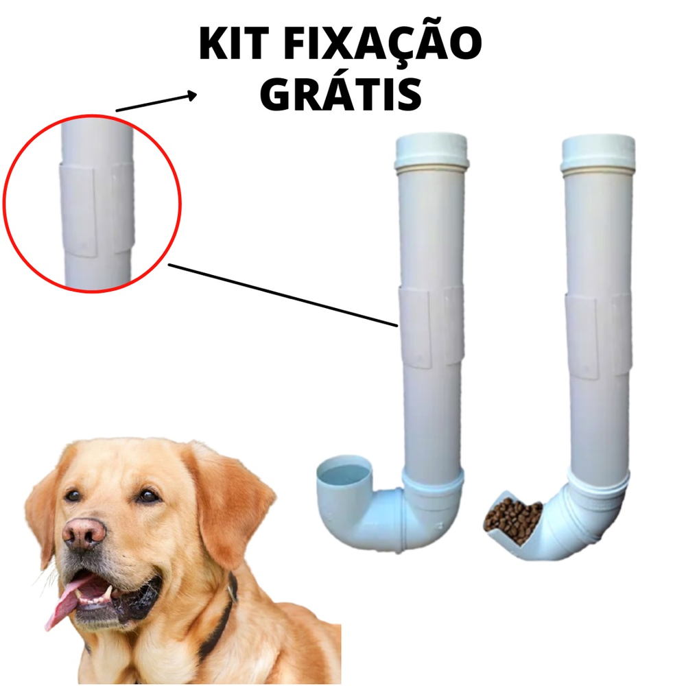 Comedouro E Bebedouro Para Cachorro Gato De Pvc em Promoção na Americanas