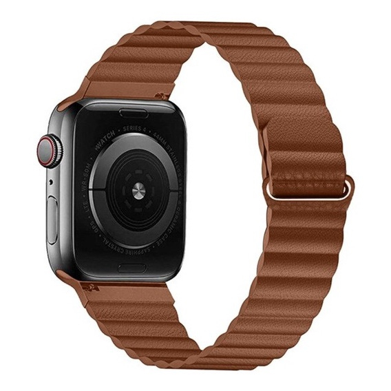 Pulseira Couro Loop Para Apple Watch 42 E 44 Mm Marrom Submarino