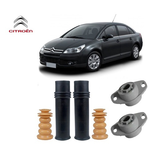 2 Kit Coxim Amortecedor Traseiro Citroen C4 Pallas 2004 2005 2006 Em