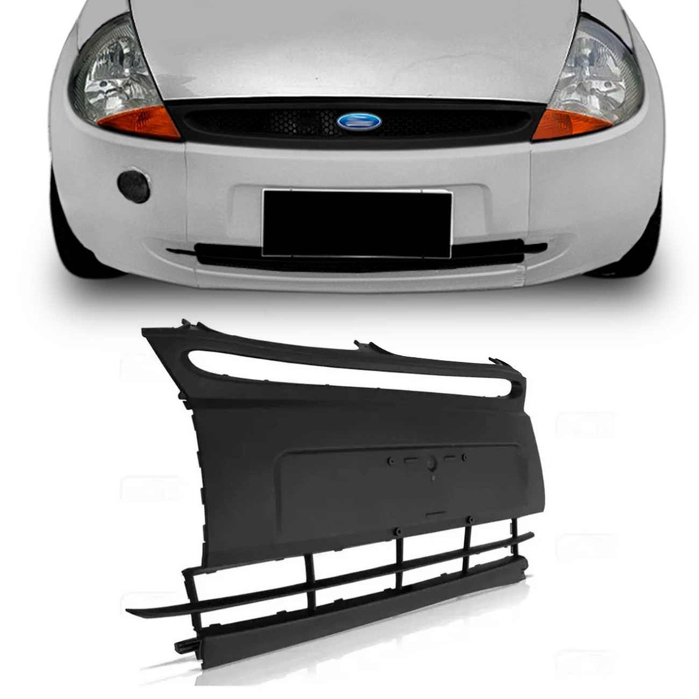 Parachoque Dianteiro Ford Ka 2002 2003 2004 2005 2006 2007 Preto