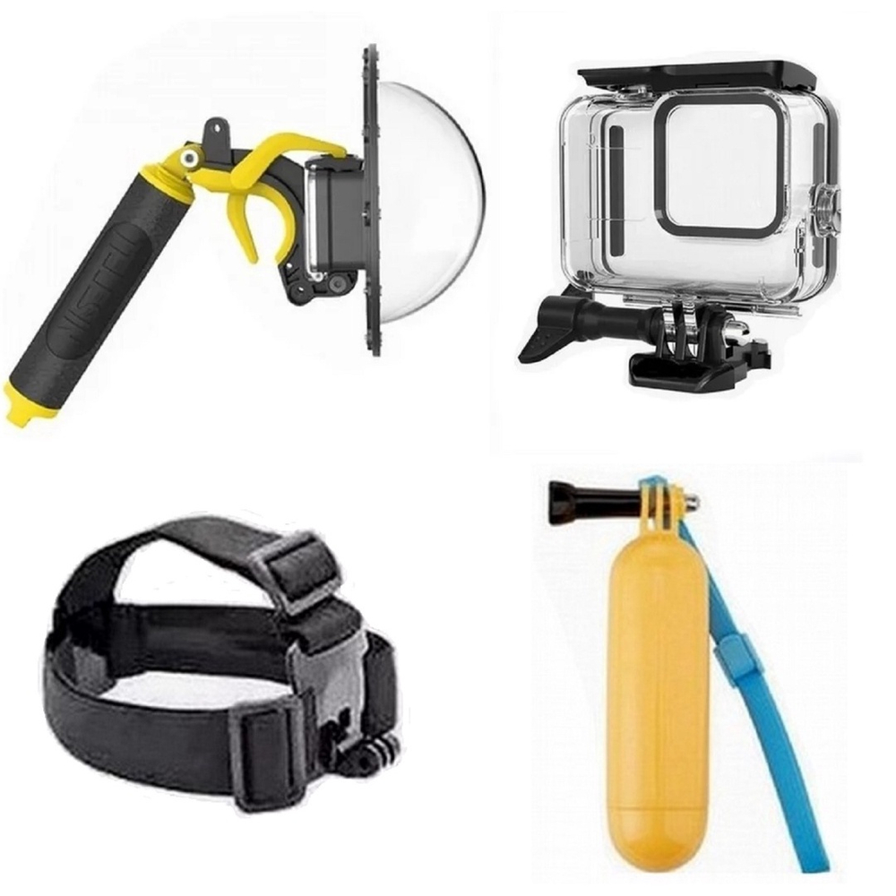 Kit Para Gopro Hero Black Dome Caixa Estanque Flutuador No Shoptime