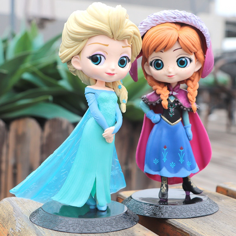 Disney Congelado Elsa Anna Princesa Figuras Pvc Modelo Boneca A O