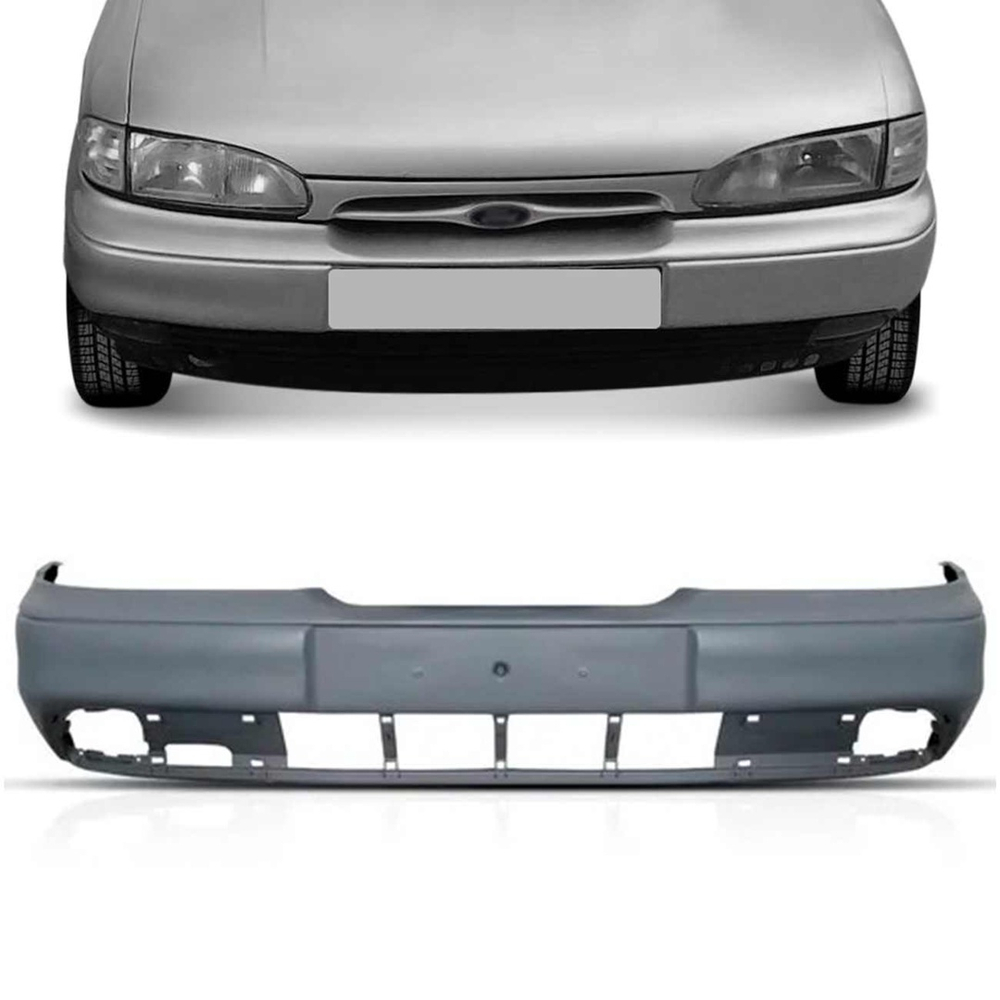 Parachoque Dianteiro Ford Mondeo 93 94 95 96 Primer Liso Furo Para