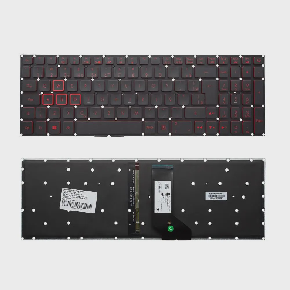 Teclado Para Notebook Acer Part Number Nki F Preto Abnt Em