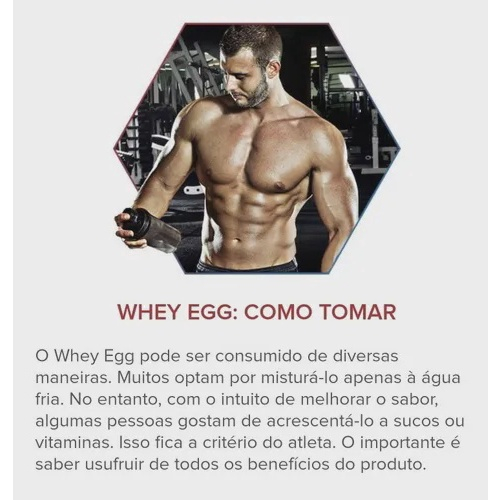 Whey Protein Egg Growth Prote Na Pra Quem Quer Crescer Em Promo O