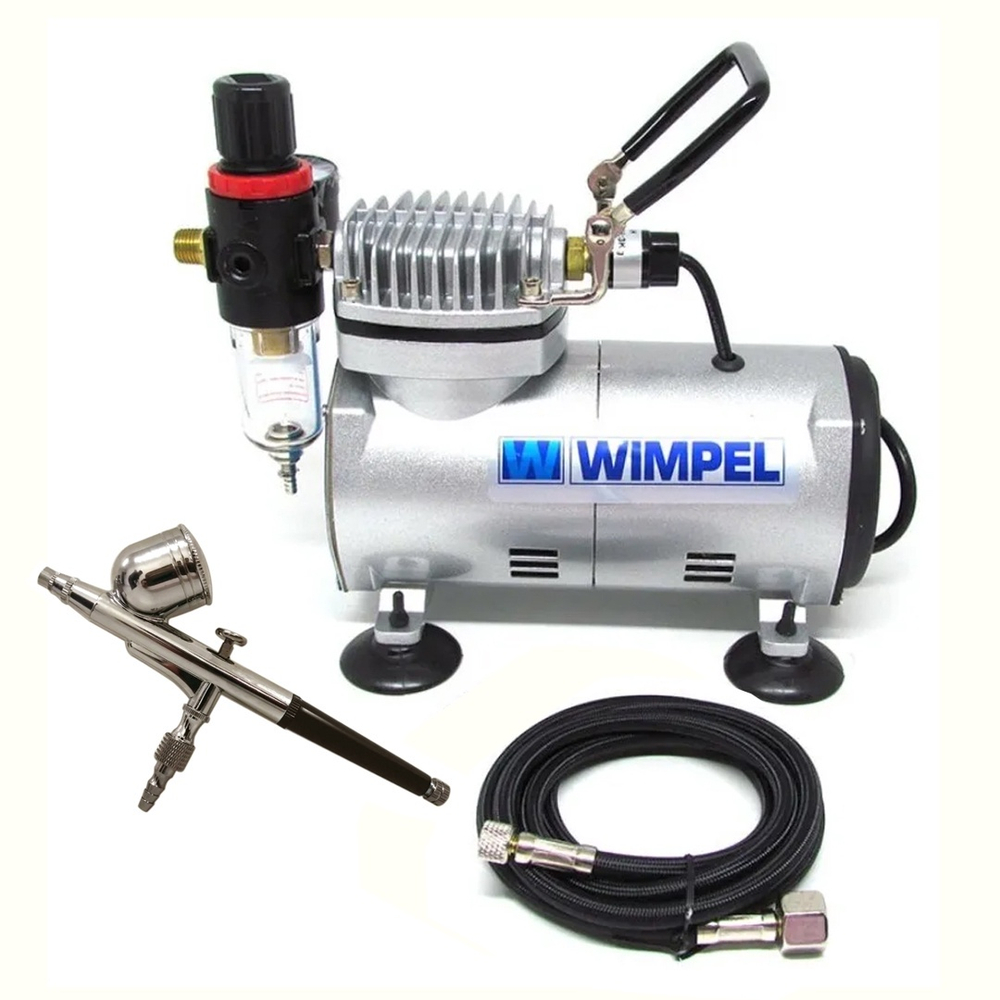 Kit Compressor Wimpel Aer Grafo Dupla A O Completo No Shoptime