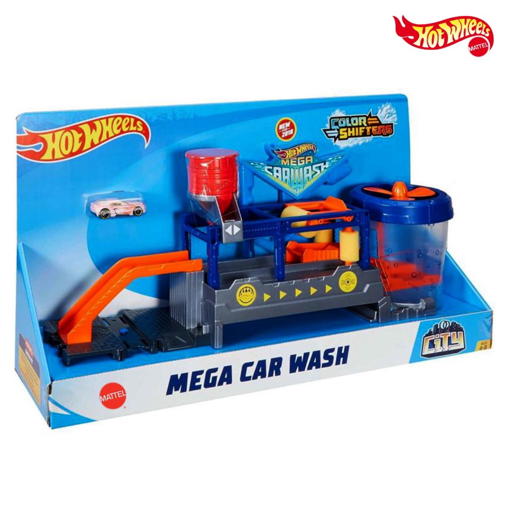 Brinquedo Presente Menino Hot Wheels Lava R Pido E Carrinho Muda Cor Pista Acess Rios Cole O