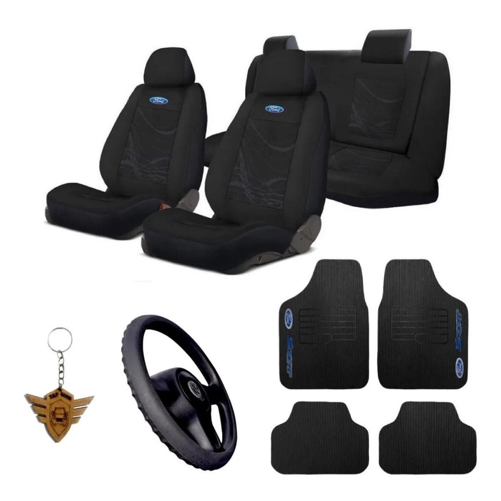 Kit Capas Bancos Automotivos Tecido Fiesta Hatch Em Promo O