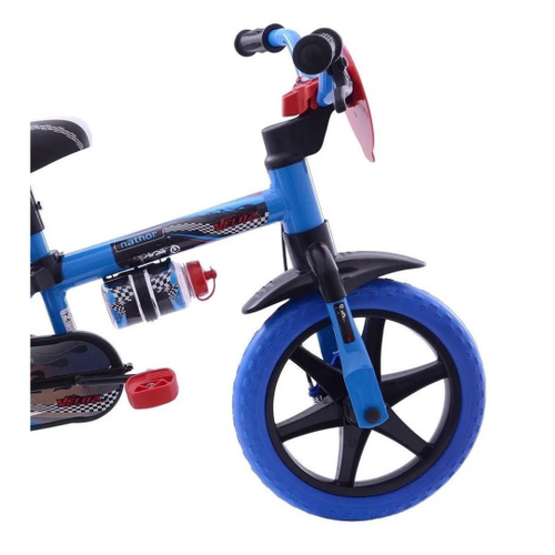 Bicicleta Infantil Aro 12 Menino Veloz Selim Pu Nathor Na