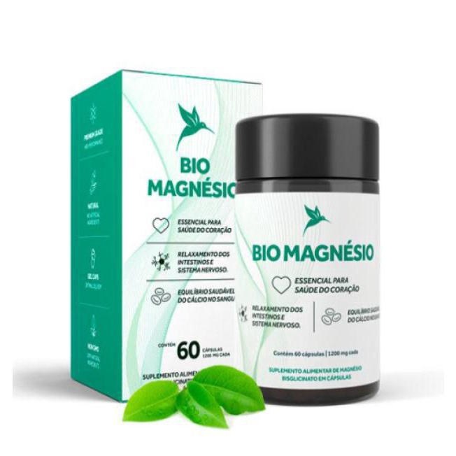 Bio Magnésio Puravida 60 Cápsulas Magnésio Biodisponível em Promoção