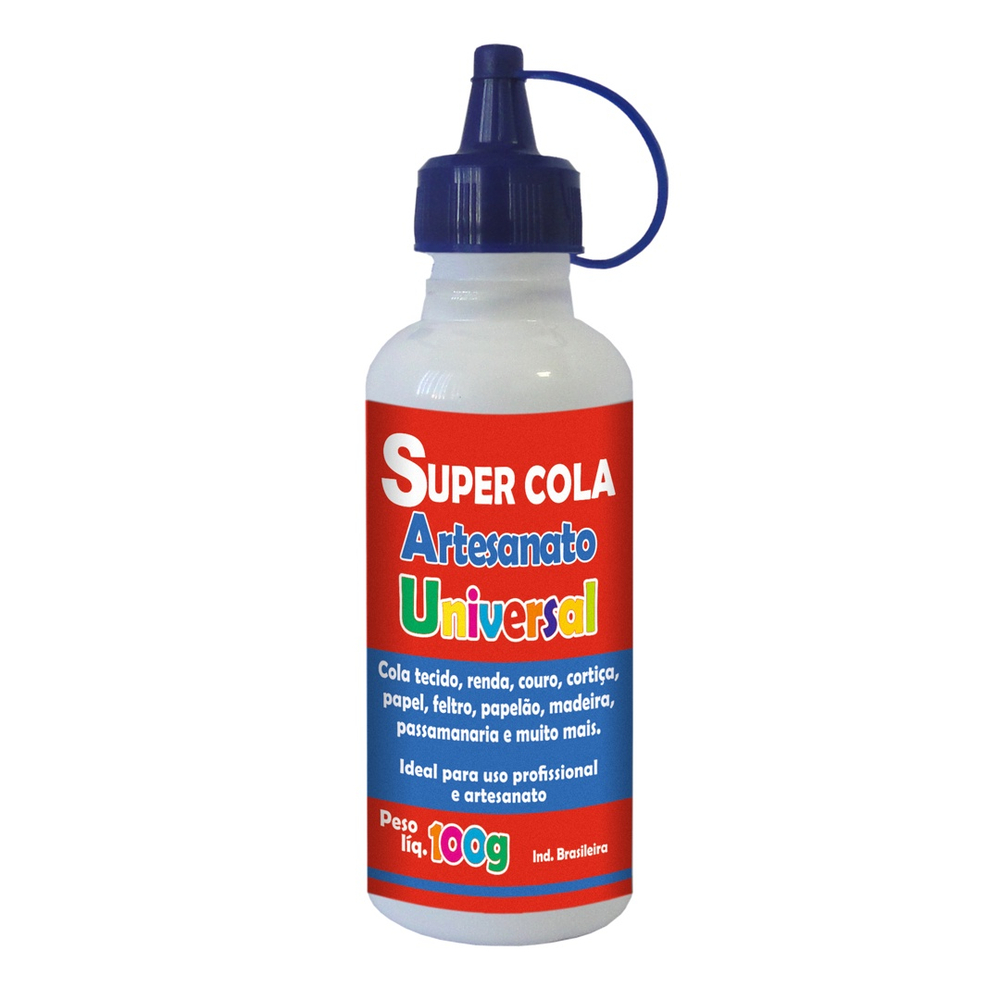 Super Cola Artesanato Universal 100g Caixa 12 Unidades No Shoptime