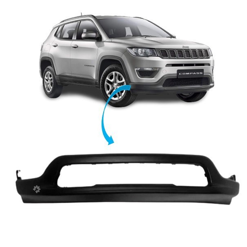 Spoiler Parachoque Dianteiro Jeep Compass 2017 2020 Original No Shoptime