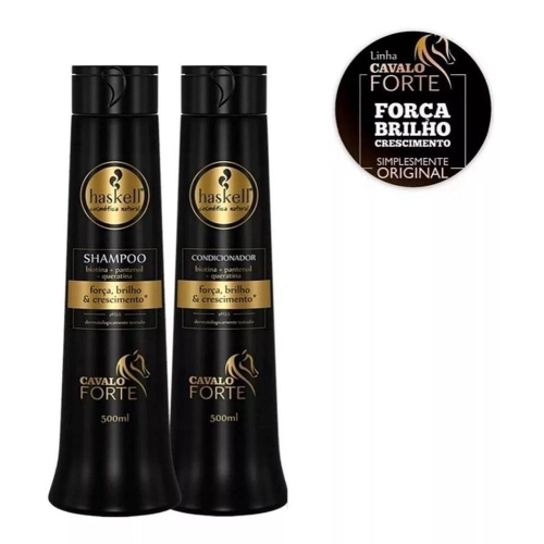 Kit Shampoo Condicionador Cavalo Forte Ml Haskell Submarino