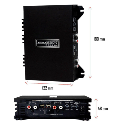 M Dulo Amplificador Falcon Digital Class D Hs Dx Submarino