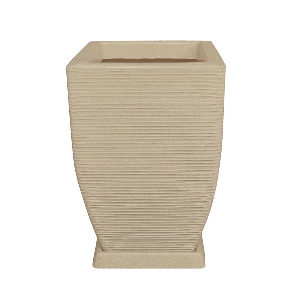 Vaso De Planta Decorativo Polietileno 60X38Cm Prato Areia em Promoção