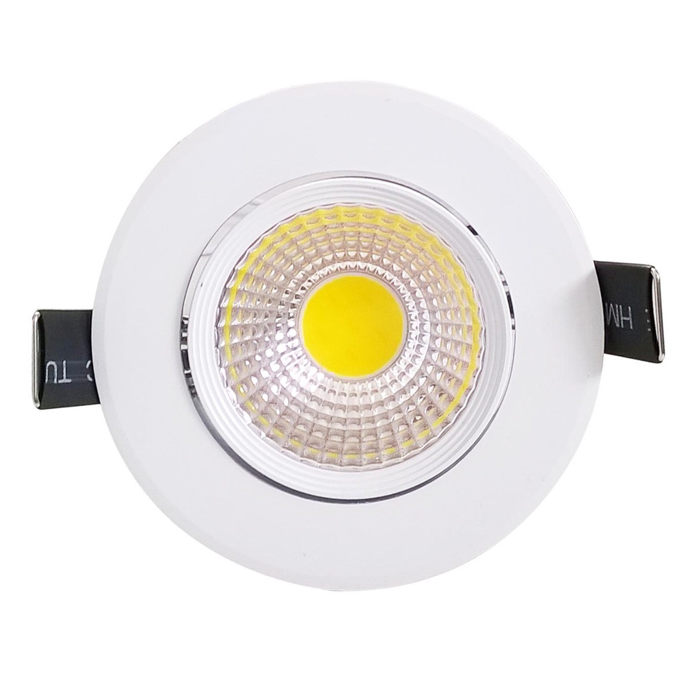 Kit Spot Led Cob W Embutir Direcion Vel Branco Frio Submarino