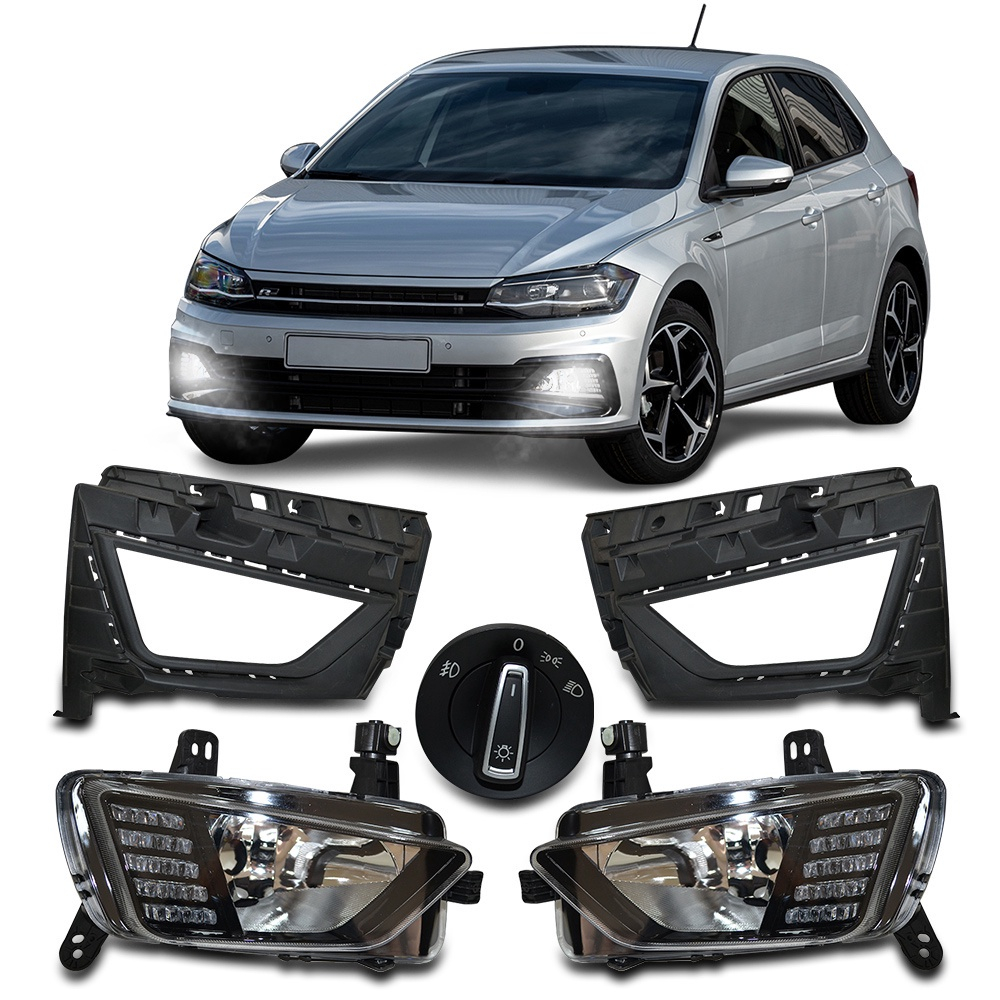 Farol De Milha Volkswagen Polo A Suits Sts Vw Drl Led O