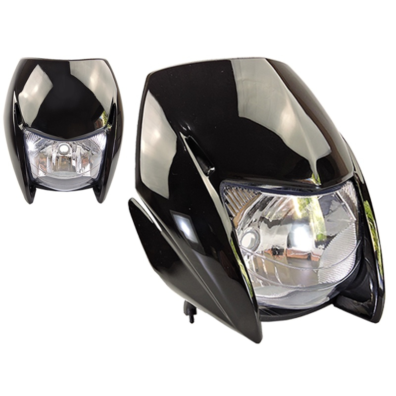 Frente Do Farol Foco Preto Honda Nxr Bros 125 E 150 De 2009 Ate 2013