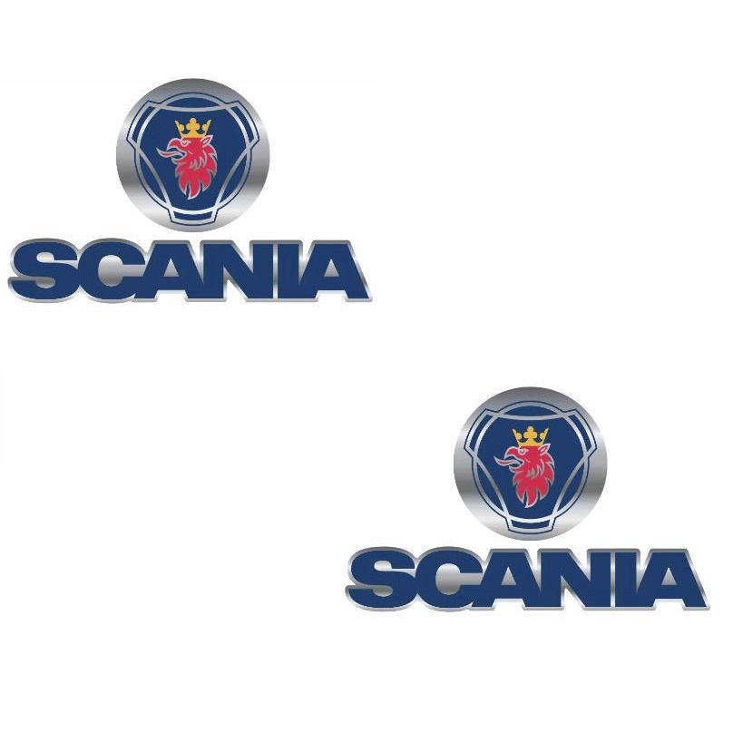 Adesivos Emblema Letra Scania E Bras O Resinado Caminh O Un Submarino