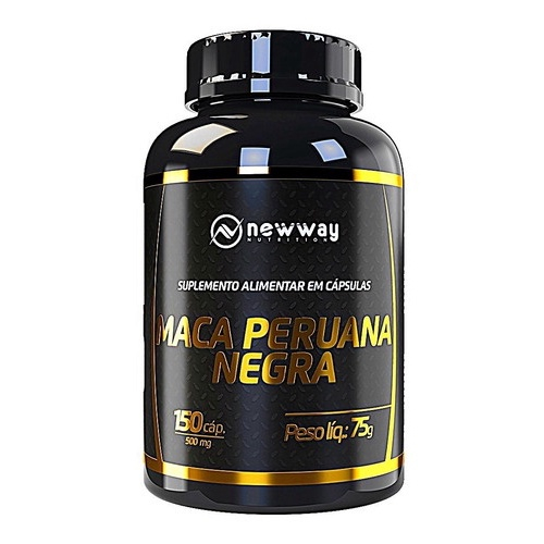 Maca Peruana Negra 150 Capsulas 500mg New Way em Promoção na Americanas