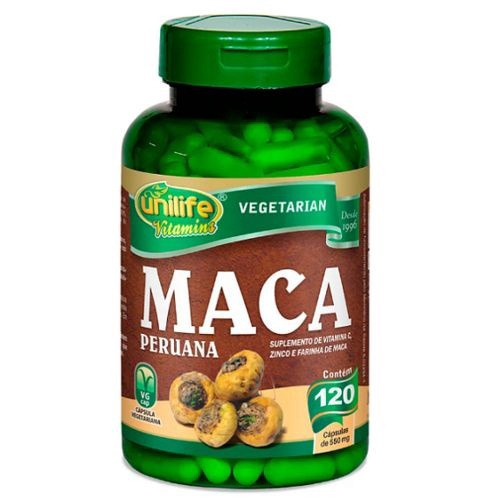 Maca Peruana C Vitaminas Mg C Psulas Unilife Original No Shoptime