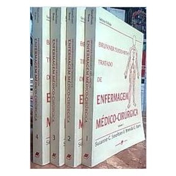 Usado Tratado de Enfermagem Médico cirúrgica 4 Volumes 7ª Edição