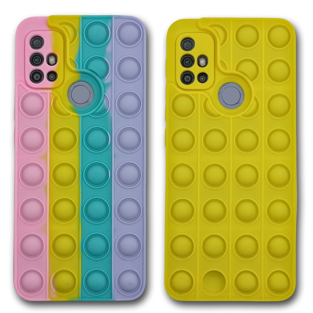 Capa Capinha Pop It Silicone Moto G10 G20 G30 Anti Stress em Promoção