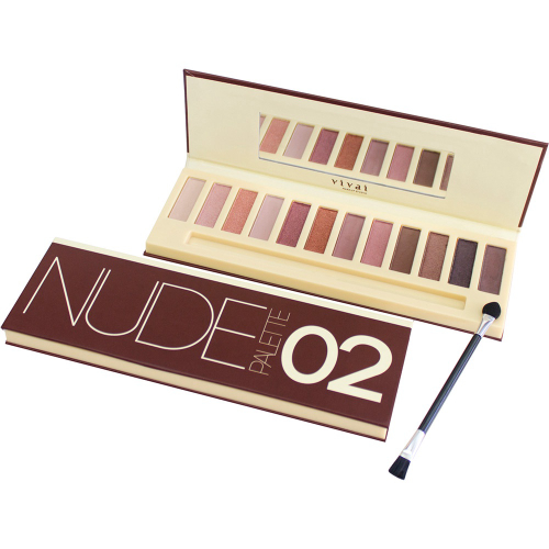 Estojo de Maquiagem Nude Pallete Vivai 02 12 Cores em Promoção