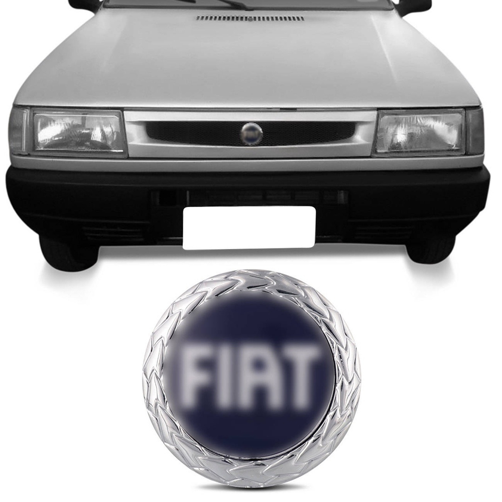 Emblema Grade Dianteira Fiat Uno 04 E 05 Fiorino Palio Weekend Stilo