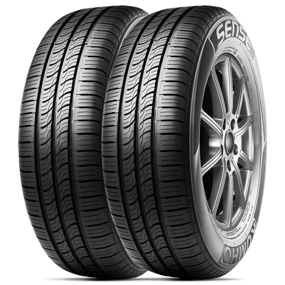 Kit 2 Pneu Kumho Aro 13 175 70r13 82H tl Sense KR26 em Promoção