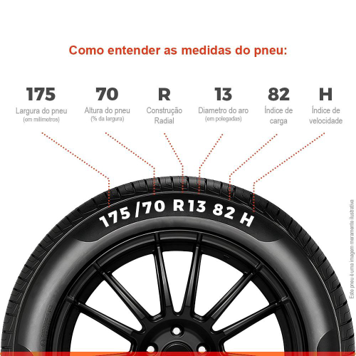 Kit 2 Pneu Kumho Aro 13 175 70r13 82H tl Sense KR26 em Promoção