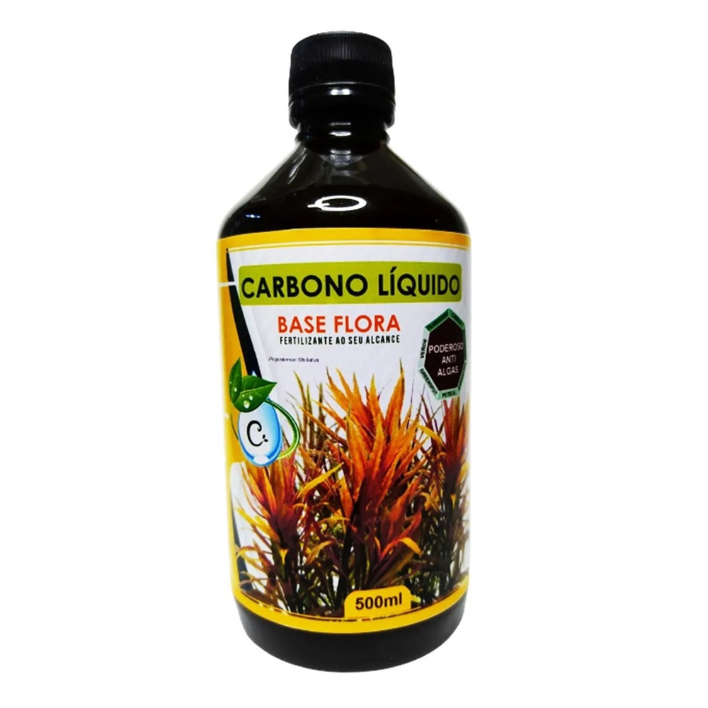 Fertilizante L Quido Aqu Rio Carbono Org Nico Base Flora C Ml