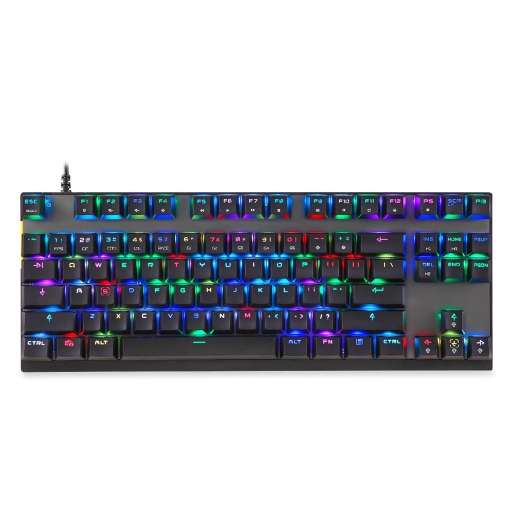 Teclado Mec Nico Motospeed K Preto Outemu Azul Rgb Submarino