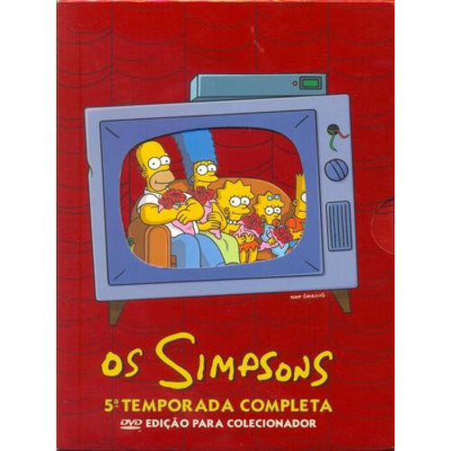 Box Dvd Os Simpsons Quinta Temporada Completa 4 Discos Submarino