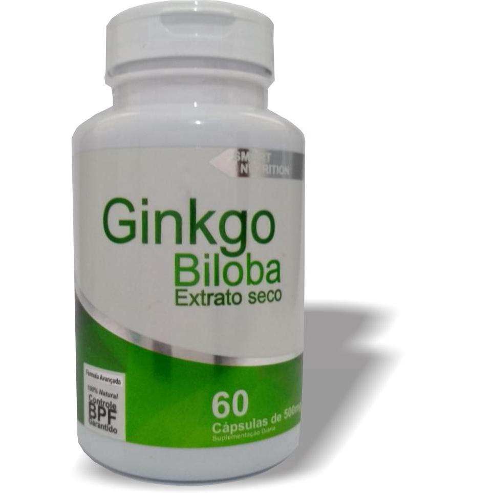 Ginkgo Biloba Extrato Seco 60 Cápsulas de 500mg Submarino