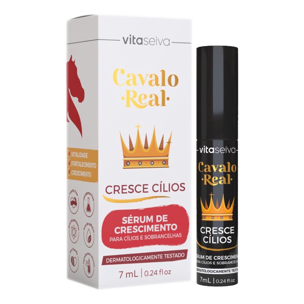 Sérum Crescimento Vita Seiva Cavalo Real Cresce Cílios 7ml Submarino